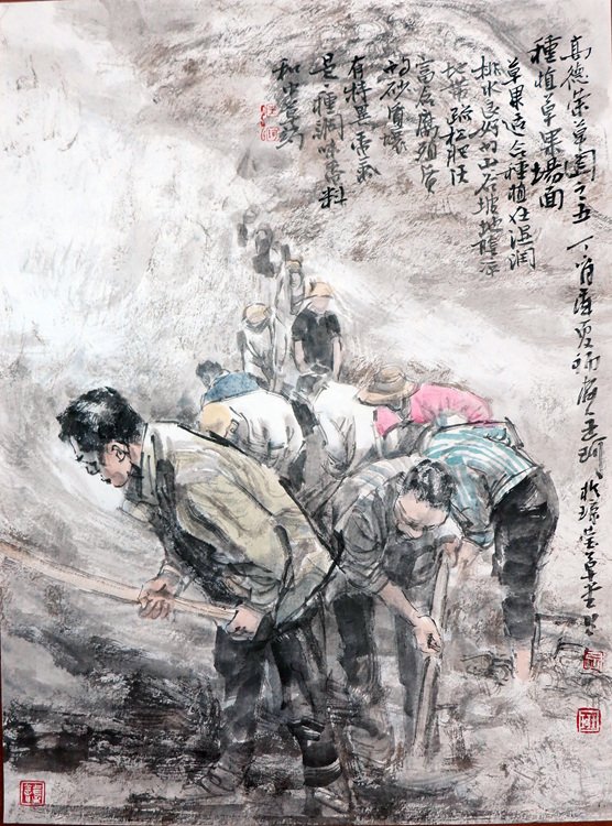 中国画《人民的好县长——高德荣》创作感言